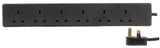 UK Extension Lead Cable Electric Mains Power 1 2 3 4 6 8 10 Gang Way Plug Socket