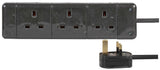 UK Extension Lead Cable Electric Mains Power 1 2 3 4 6 8 10 Gang Way Plug Socket