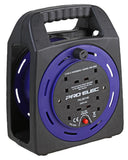 Extension Cable Lead Reel Handbag 4 Gang 15m 13A Socket Tidy Carry Frame Empty