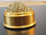 Brass Soldering Iron Wire Tip cleaner, Nozzle Cleaner Wool Sponge Ball Holder