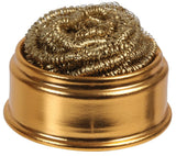 Brass Soldering Iron Wire Tip cleaner, Nozzle Cleaner Wool Sponge Ball Holder